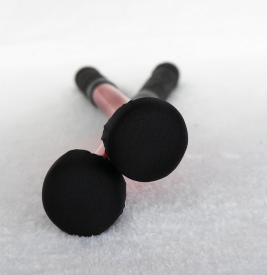 Vinilo rojo minecraft bola negra